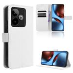 For Realme GT 7 5G Diamond Texture Leather Phone Case(White)