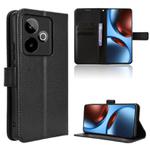 For Realme GT 7 5G Diamond Texture Leather Phone Case(Black)