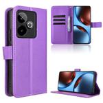 For Realme GT 7 5G Diamond Texture Leather Phone Case(Purple)