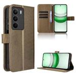 For Realme C71 4G Diamond Texture Leather Phone Case(Brown)
