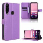 For Orbic Magic 5G R678EL Diamond Texture Leather Phone Case(Purple)