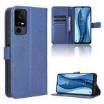 For TCL 40 XE 5G Diamond Texture Leather Phone Case(Blue)