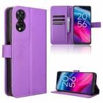 For TCL 505 4G Diamond Texture Leather Phone Case(Purple)