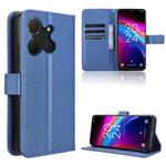 For TCL 503 Diamond Texture Leather Phone Case(Blue)