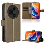 For TCL 605 / 60 SE Diamond Texture Leather Phone Case(Brown)