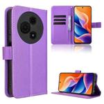 For TCL 605 / 60 SE Diamond Texture Leather Phone Case(Purple)