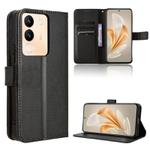 For vivo V29E / Y200 5G Diamond Texture Leather Phone Case(Black)