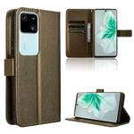 For vivo S18 5G / S18 Pro 5G Diamond Texture Leather Phone Case(Brown)