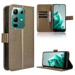 For Infinix Note 50x 5G Diamond Texture Leather Phone Case(Brown)