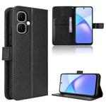 For Infinix Smart 10 / Tecno Pop 10 4G Diamond Texture Leather Phone Case(Black)