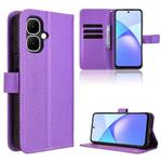 For Infinix Smart 10 / Tecno Pop 10 4G Diamond Texture Leather Phone Case(Purple)