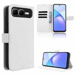 For Infinix Smart 10 Plus 4G Diamond Texture Leather Phone Case(White)