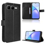 For Infinix Smart 10 Plus 4G Diamond Texture Leather Phone Case(Black)