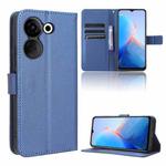 For Tecno Camon 20 Pro Diamond Texture Leather Phone Case(Blue)