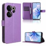 For Tecno Camon 20 Premier 5G Diamond Texture Leather Phone Case(Purple)