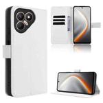For Tecno Pova 7 4G Diamond Texture Leather Phone Case(White)