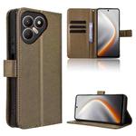 For Tecno Pova 7 4G Diamond Texture Leather Phone Case(Brown)