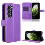 For Tecno Spark 40 Pro 4G Diamond Texture Leather Phone Case(Purple)