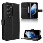 For Tecno Spark 40 Pro+ 4G Diamond Texture Leather Phone Case(Black)