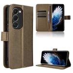 For Tecno Spark 40 Pro+ 4G Diamond Texture Leather Phone Case(Brown)