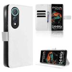 For Tecno Pova Curve 5G Diamond Texture Leather Phone Case(White)