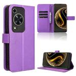 For Huawei Enjoy 70 4G Diamond Texture Leather Phone Case(Purple)