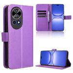 For Huawei nova 12 Diamond Texture Leather Phone Case(Purple)