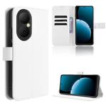 For Huawei Enjoy 80 4G / nova Y73 4G Diamond Texture Leather Phone Case(White)