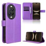 For Huawei nova 14 Pro 5G Diamond Texture Leather Phone Case(Purple)