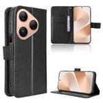 For Huawei Pura 80 5G Diamond Texture Leather Phone Case(Black)