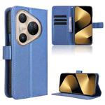 For Huawei Pura 80 Pro 5G / 80 Pro+ 5G Diamond Texture Leather Phone Case(Blue)