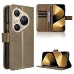 For Huawei Pura 80 Pro 5G / 80 Pro+ 5G Diamond Texture Leather Phone Case(Brown)
