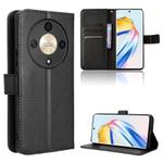 For Honor X9b 5G Diamond Texture Leather Phone Case(Black)