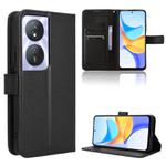For Honor Play 50 Plus Diamond Texture Leather Phone Case(Black)