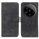 For Xiaomi 14 Ultra KHAZNEH Retro Texture Flip Leather Phone Case(Black)