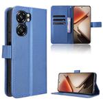 For Oukitel C58 / C58 Pro Diamond Texture Leather Phone Case(Blue)