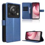 For Oukitel C60 / C60 Pro Diamond Texture Leather Phone Case(Blue)