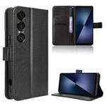 For Sony Xperia 1 VII Diamond Texture Leather Phone Case(Black)