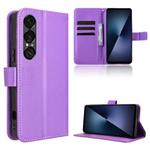 For Sony Xperia 1 VII Diamond Texture Leather Phone Case(Purple)