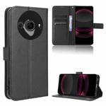 For Sharp Aquos R8 Pro / Leica Leitz Phone 3 Diamond Texture Leather Phone Case(Black)