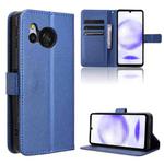 For Sharp Aquos Sense8 Diamond Texture Leather Phone Case(Blue)