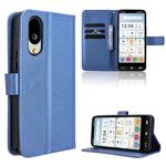 For Sharp Basio Active3 Diamond Texture Leather Phone Case(Blue)