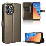 For Xiaomi Redmi 12 4G Diamond Texture Leather Phone Case(Brown)