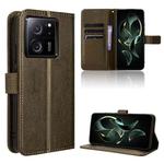 For Xiaomi 13T / 13T Pro Diamond Texture Leather Phone Case(Brown)