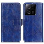 For Xiaomi 13T 5G / Redmi K60 Ultra 5G Retro Crazy Horse Texture Leather Phone Case(Blue)