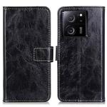 For Xiaomi 13T 5G / Redmi K60 Ultra 5G Retro Crazy Horse Texture Leather Phone Case(Black)