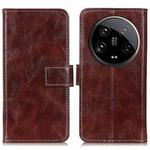 For Xiaomi 14 Ultra Retro Crazy Horse Texture Leather Phone Case(Brown)
