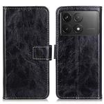 For Xiaomi Redmi K70 5G / K70 Pro 5G Retro Crazy Horse Texture Leather Phone Case(Black)