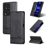 For Huawei Enjoy 70 AZNS Magnetic Calf Texture Flip Leather Phone Case(Black)