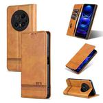 For Huawei Mate 70 Pro / 70 Pro+ AZNS Magnetic Calf Texture Flip Leather Phone Case(Light Brown)